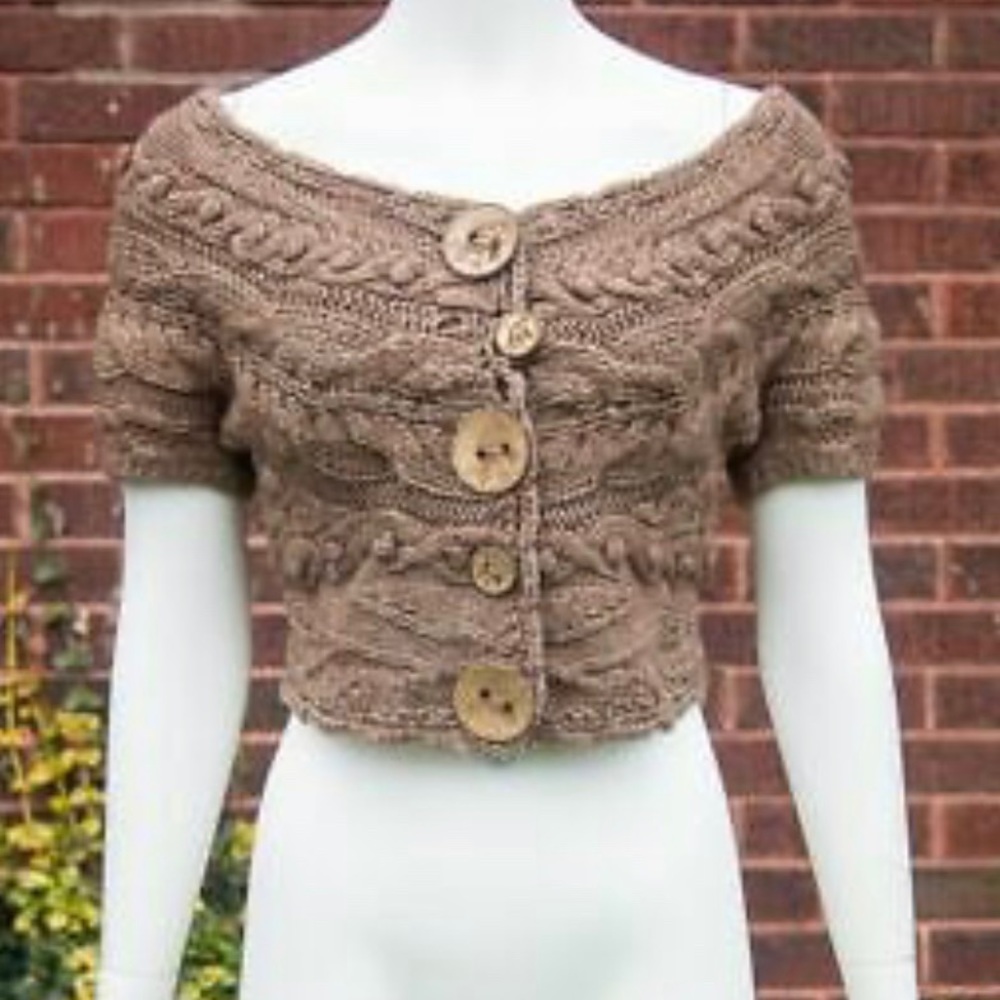 Anthropologie Sleeping on Snow Changeling Cardigan
